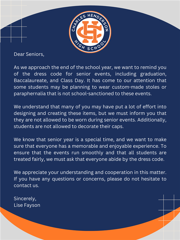 Dress Code Email